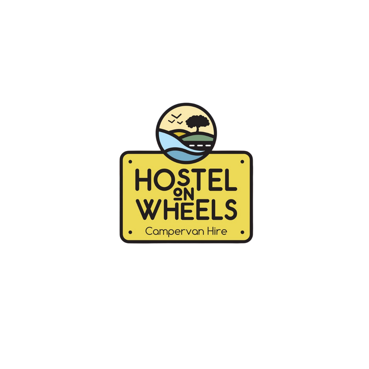 hostel on wheels logo